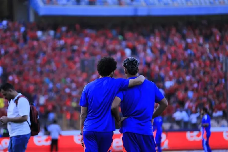 أجواء مشحونة في استاد القاهرة قبل المباراة ال...