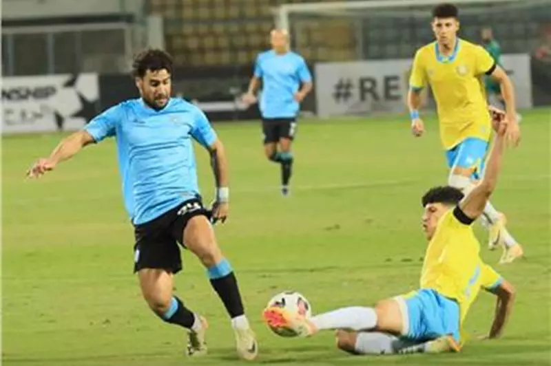 انتهى الشوط الأول من مباراة المحلة والإسماعيل...