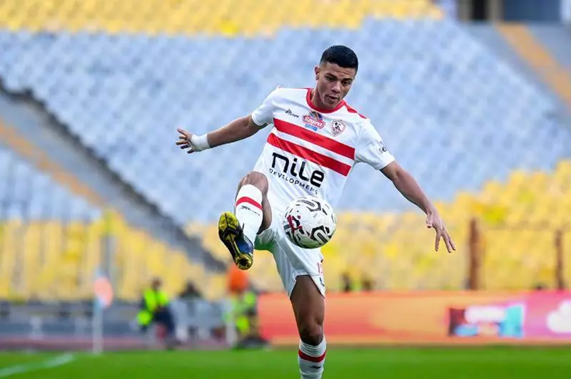 الزمالك يتقدم على فاركو بفضل هدف محمد شحاتة.