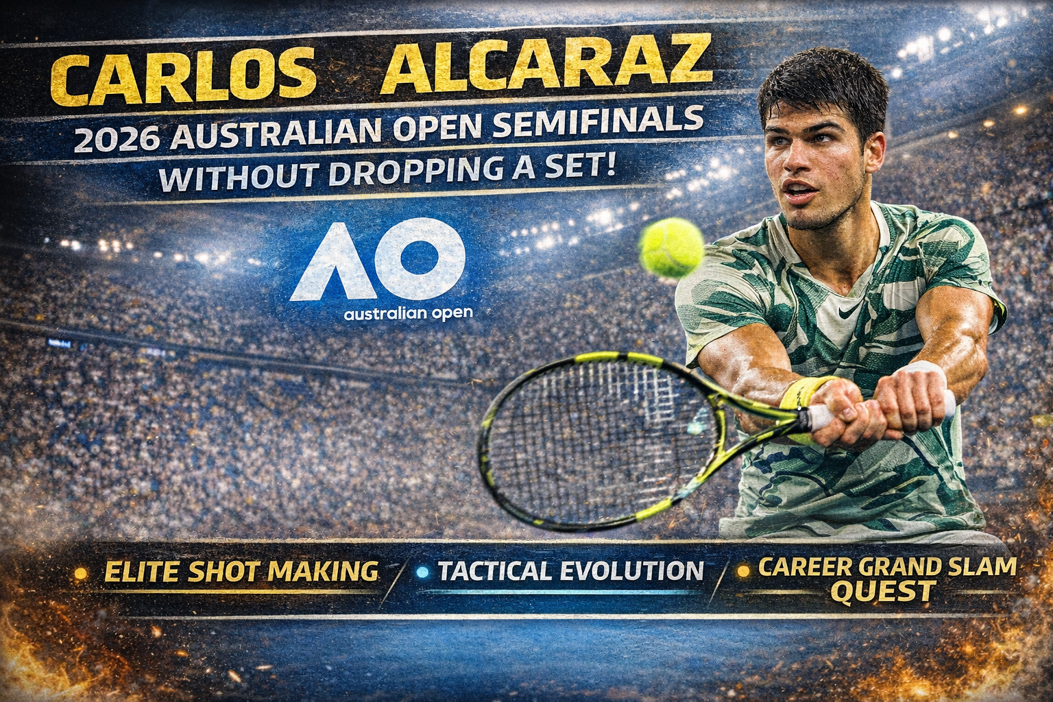 Carlos Alcaraz at the 2026 Australian Open: Elite Resilience and the Quest for a Career Grand Slam