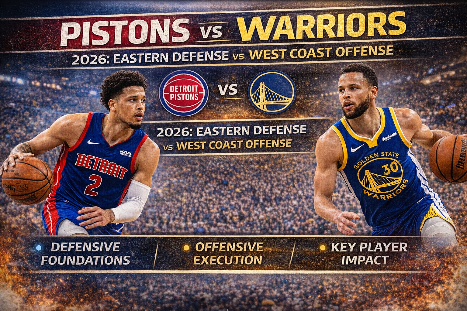 Pistons vs Warriors 2026: Eastern Defense Meets West Coast Offense