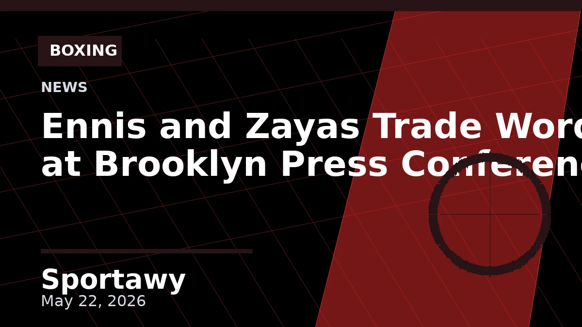 Ennis and Zayas Trade Words at Brooklyn Press Conference