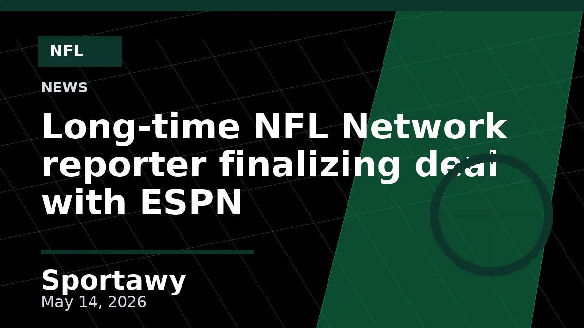 Long-time NFL Network reporter finalizing deal with ESPN