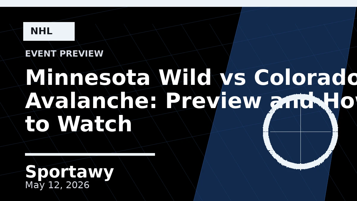 Minnesota Wild vs Colorado Avalanche: Preview and How to Watch