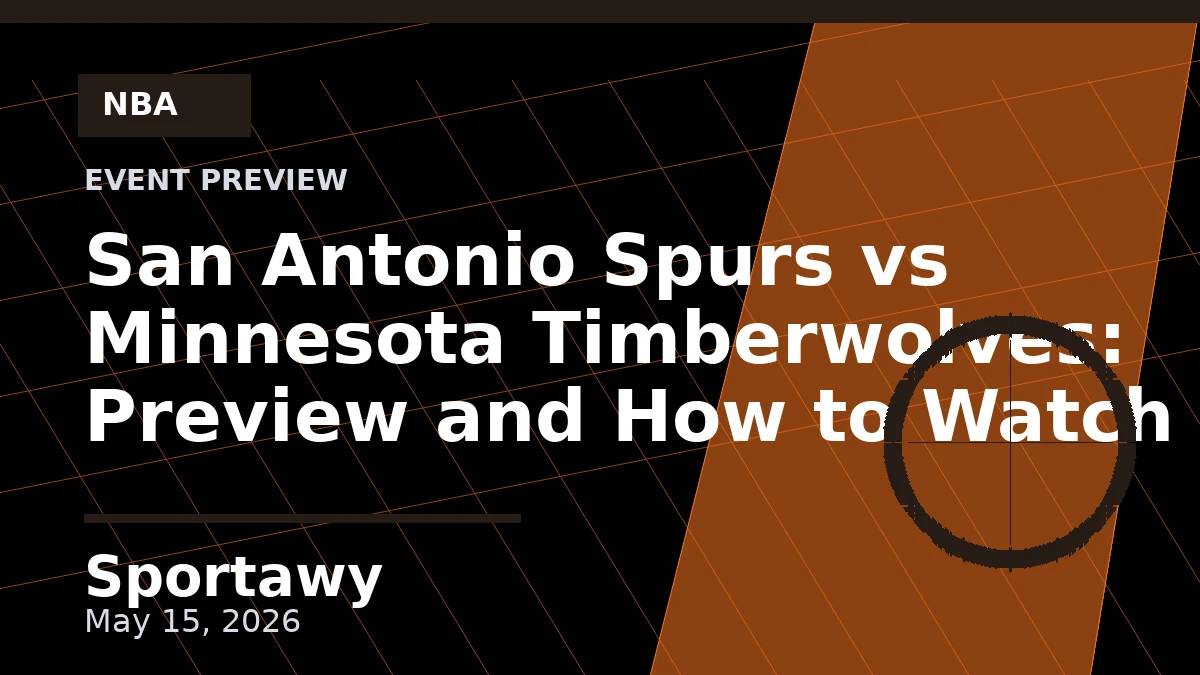San Antonio Spurs vs Minnesota Timberwolves: Preview and How to Watch